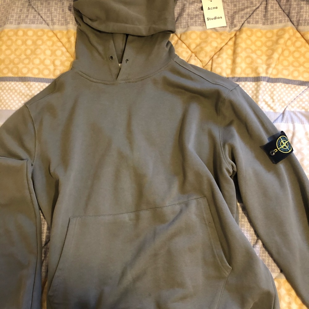 Stone island hoodie olive sz xxl